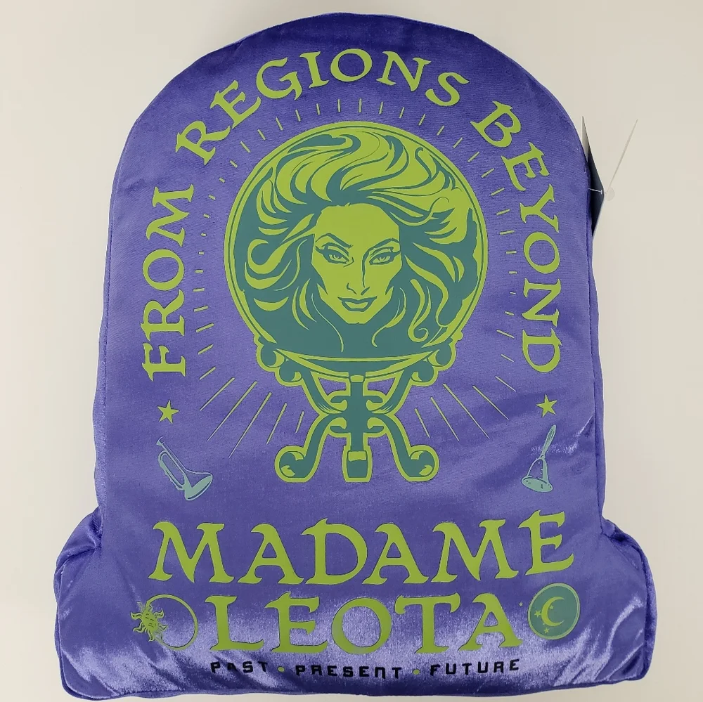 Disney Haunted Mansion Madame Leota Glow in the Dark Tombstone Pillow